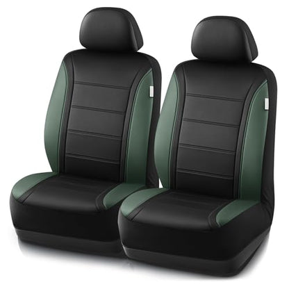 Leather Seat Covers (Green Front)