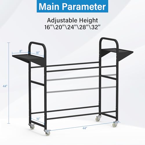 Tire Storage Rack 44" x 44" x 18" with Anti (44" x 44" x 18" / Modern)