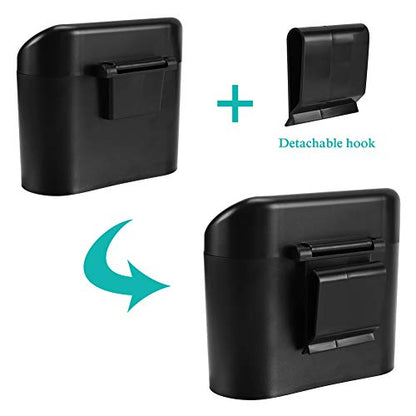 Car Trash Can with Lid (1 Black)