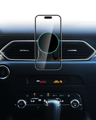 Magnetic Charger Phone Holder for Mazda CX (Magnetic Wireless Charger / 2017-2025 Mazda CX-5)