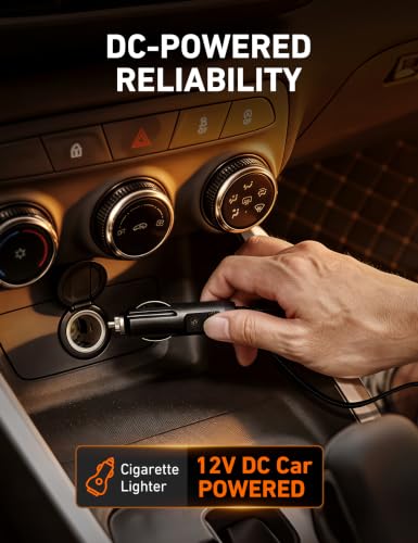 AIRUN H Tire Inflator Portable Air Compressor (Large / Orange)