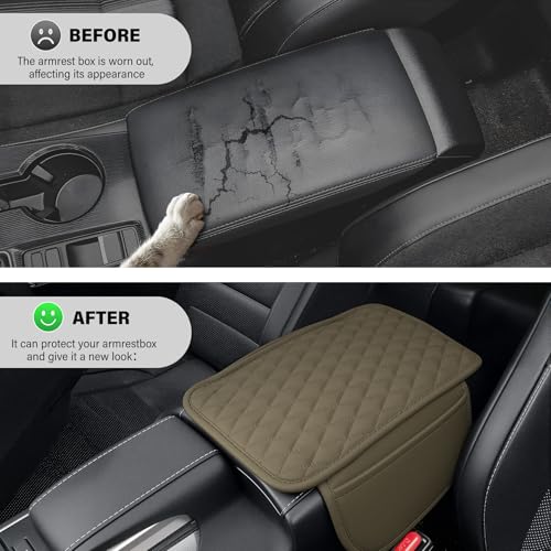 Car Center Console Cover (beige)