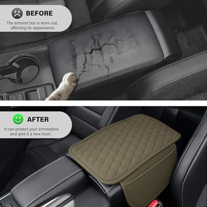 Car Center Console Cover (beige)