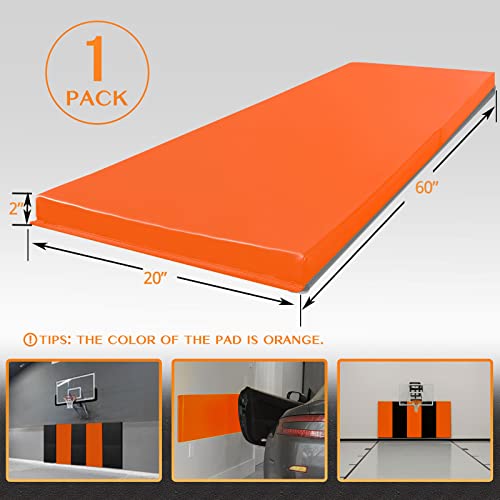 1 Pack Wall Protection Pad (60" x 20" x 2" / 1 PACK / ORANGE)