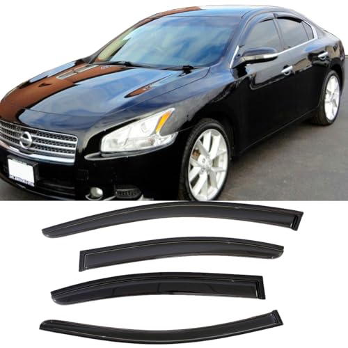 Window Visors Rain Guards for 2009 (2009-2015 Maxima)