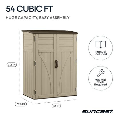 Outdoor Storage Shed (Taupe)