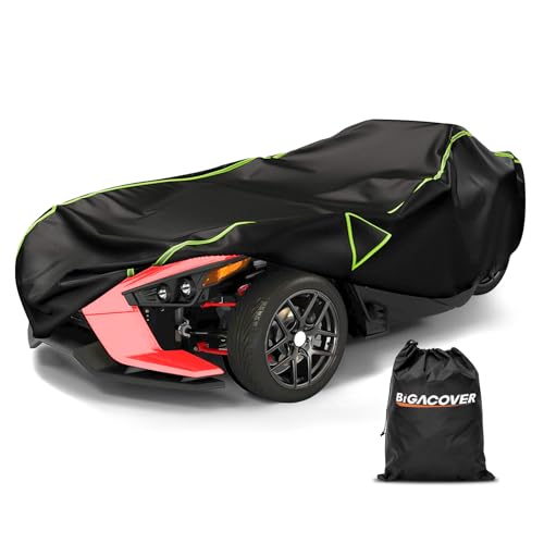 Full Cover for Polaris Slingshot Heavy Duty Premium Windshield Cover (Black / for Polaris Slingshot)