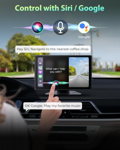 9" Carplay Screen with DashCam Backup Camera