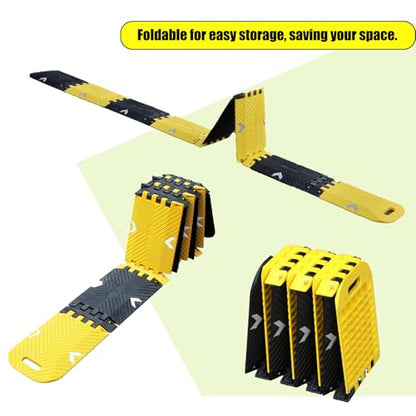 Portable 10ft Speed Bump Reflective Heavy Non (118"×10"×1")