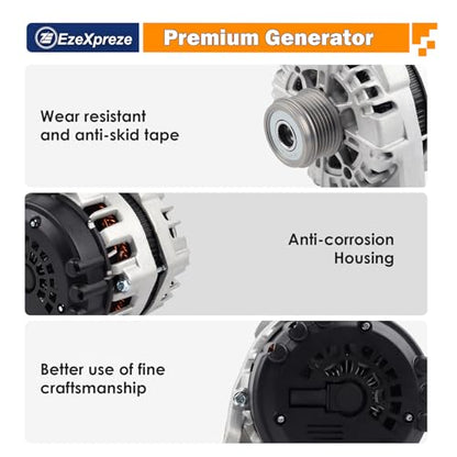 EzeXpreze New Alternator Compatible with 2012 (11654N)