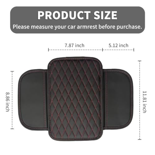 Upgraded Center Console Cover Fit for Toyota RAV4 01 (Fit for Toyota RAV4 / #001 Redline)