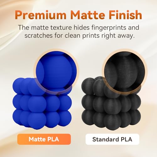 PLA Filament 1.75mm + (Matte Blue)
