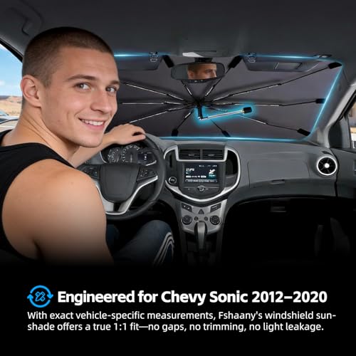 Windshield Sun Shade Umbrella for Chevrolet Sonic 2012 (For Chevrolet Sonic 2012–2020)