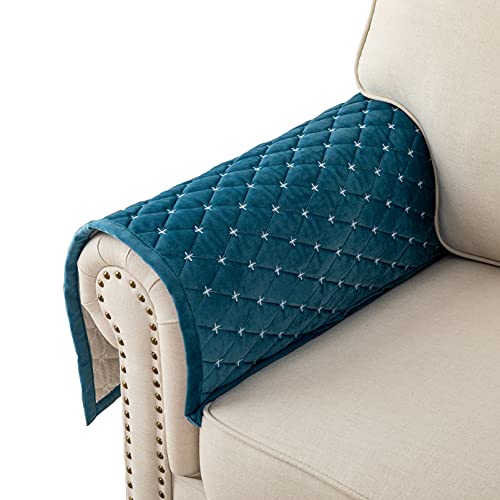Armrest Covers (28''x28''/Square / Blue)