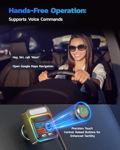54W Bluetooth 5.3 Car Adapter (Gold)