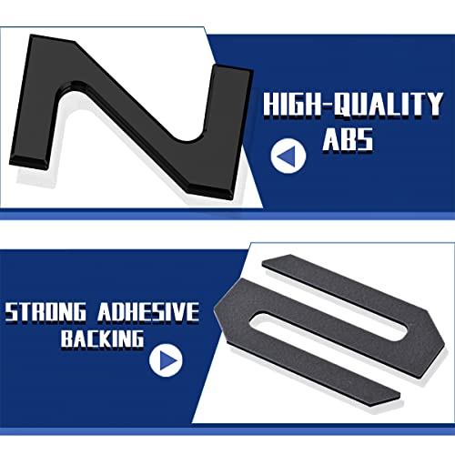 Tailgate Inserts Letters Compatible for 2022 2023 2024 2025 2026 Santa Cruz 3D Raised & Strong Adhesive Decals Letters Rear Emblem Decal Sticker Compatible for Santa Cruz Accessories (Matte Black)