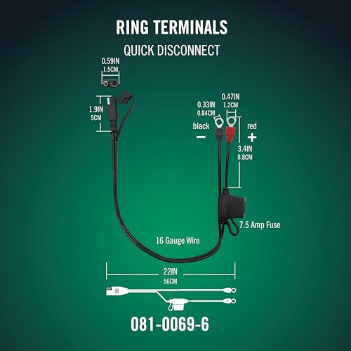 Ring Terminal Harness Accessory Cables 25 Pack (25 Pack)