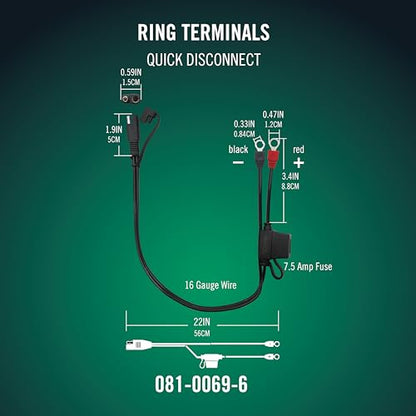 Ring Terminal Harness Accessory Cables 25 Pack (25 Pack)