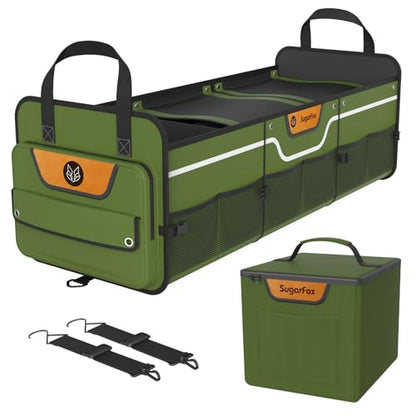 Car Trunk Organizer for SUV (Oversize / GREEN)