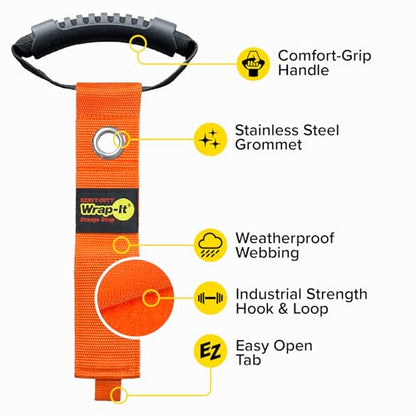 Easy Carry Wrap (17" (2 Pack) with Grommet / Blaze Orange)