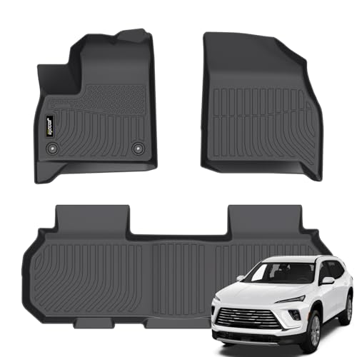 Floor Mats for Chevy Traverse GMC Acadia 2024 (6 For Enclave/Traverse/Acadia 2025 2026 2 row)