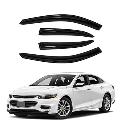 Out Channel Visors Compatible with Chevy Malibu 13 (for Malibu 2013-2015)