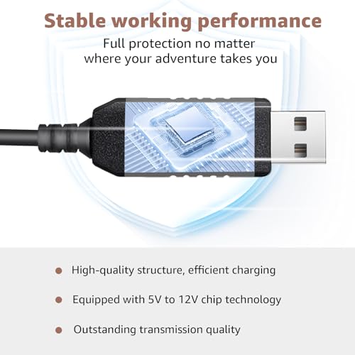 USB to DC3.5 for Cobra Uniden Whistler & Radenso Radar Detector Power Cord
