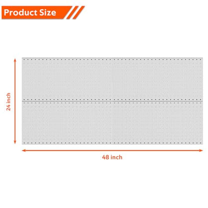 Metal Pegboard Wall Panels (Gray / 4PC)