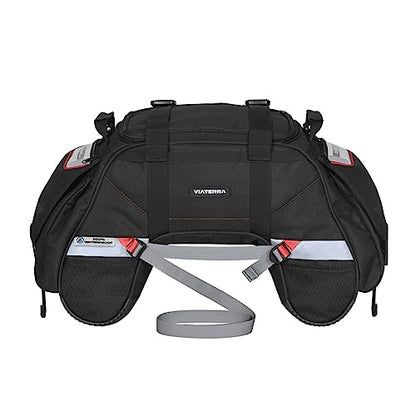 Claw Mini 48L Waterproof Motorcycle Tail Bag Black (Black)