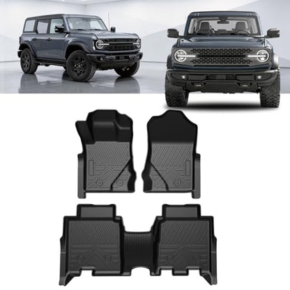Custom Fit Floor Mats for Ford Bronco 4 (1.For Ford Bronco 4Door|21-26|Floor Mats)