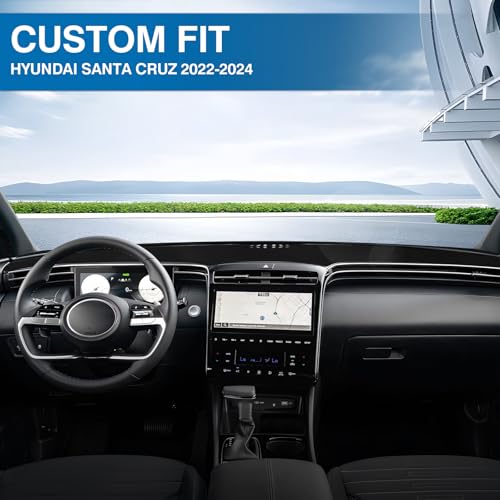 Black Dash Cover for Hyundai Santa Cruz 2022 2023 2024 (Santa Cruz 22-24(black))