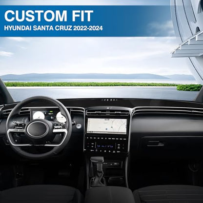 Black Dash Cover for Hyundai Santa Cruz 2022 2023 2024 (Santa Cruz 22-24(black))
