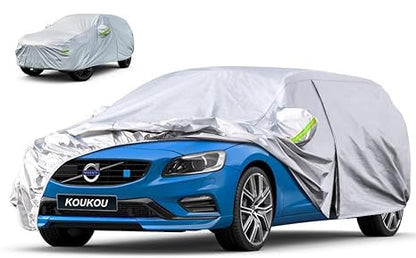 Station Wagon Car Cover Waterproof All Weather for Automobiles (C10-Fit hatchback length (178" to 190"))