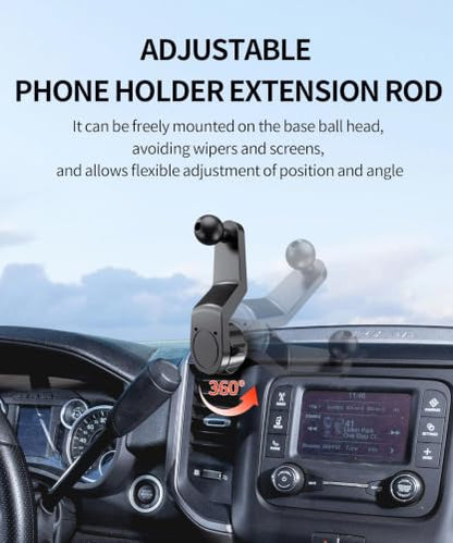 Car Phone Holder for Dodge Ram 1500 (for 2019-2026 RAM 1500 2500 3500 (12/14.4-inch))