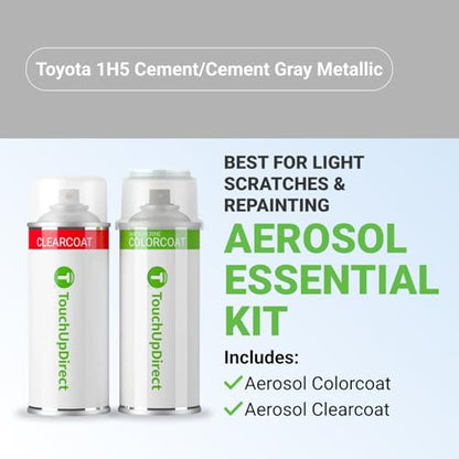 Car Paint Touch Up Spray Kit (Aerosol Spray - Essential Kit / Gray)