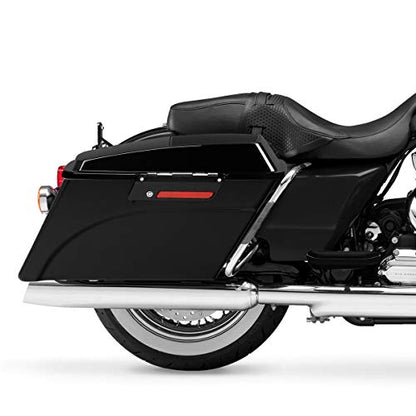 Motorcycle Saddlebags Hard Saddle Bags W (Standard / Standard W/ Black Latches)