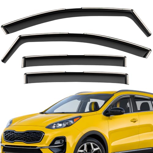 Extra Durable Window Deflectors in (For Kia Sportage 17-22)