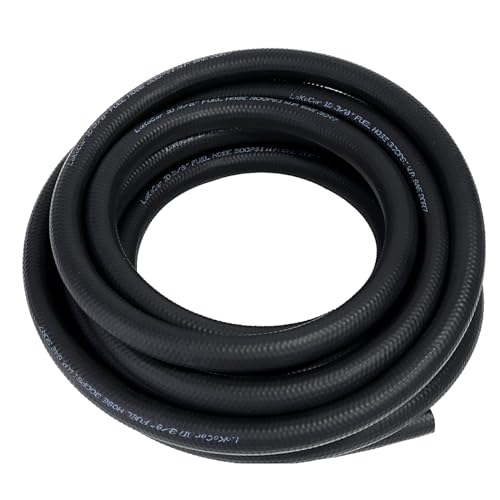 Rubber Fuel Hose Line Push Lock 3 (3/8" ID 25ft)