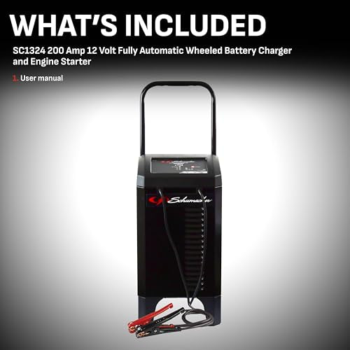 Wheeled Automatic 6A Car Battery Charger and 200A Engine Starter (12V 40/200A)