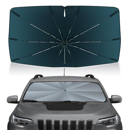 Windshield Sun Shade Umbrella for 2014 (Jeep Cherokee 2014-2023)