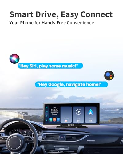 10.26 Inch Wireless CarPlay Screen for Car (Black / 10inch)