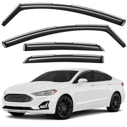 Window Deflectors Smoke Tinted in (For Fusion 13-20)