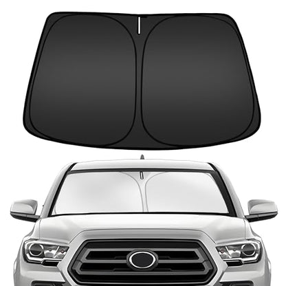Windshield Sun Shade for Toyota Tacoma 2016 (for Toyota Tacoma 2016-2026 2027)