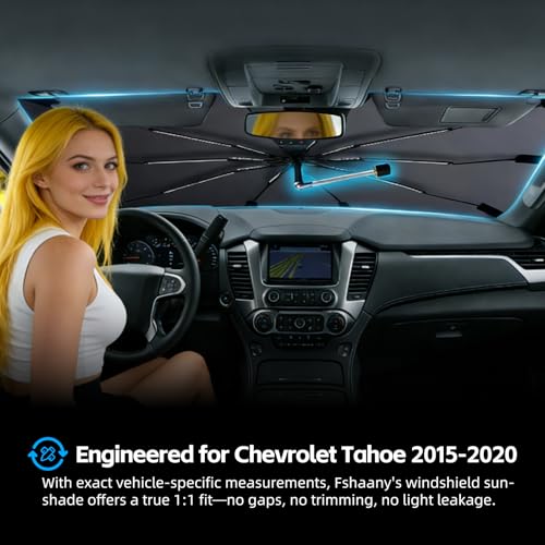 Windshield Sun Shade Umbrella for Chevrolet Tahoe 2015 (For Chevrolet Tahoe 2015-2020)