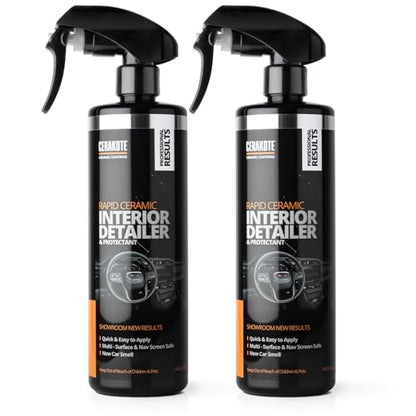 Rapid Ceramic Interior Detailer and Protectant Spray (14 Fl Oz (Pack of 2))