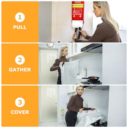 Emergency Fire Blanket (Fiberglass-1pack)