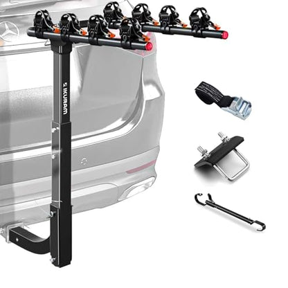4 Bike Hitch Mount Foldable Bicycle Carrier (4-BIKE RACK)