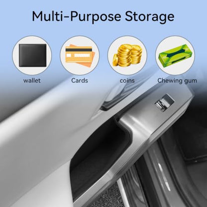 4PCS Full Wrap Door Handle Storage Box Compatible with Toyota RAV4 2026 (26RAV4 Full Door Handle)