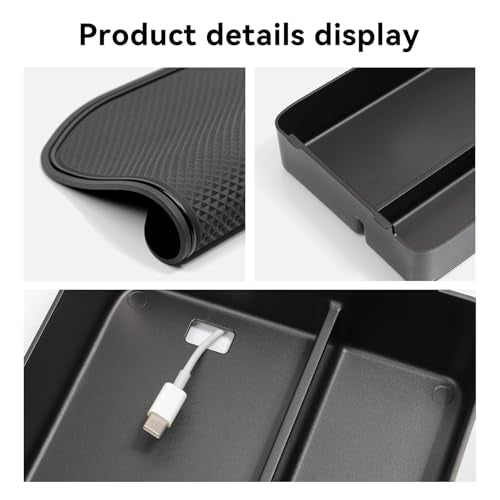 Armrest Box Compatible with Hyundai Santa Fe 2024 2025 2026 (Armrest Storage Box)