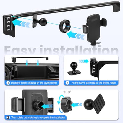 Car Phone Holder Fit for Toyota Camry 2025 (For Toyota Camry 2025-2026 12.3inch)